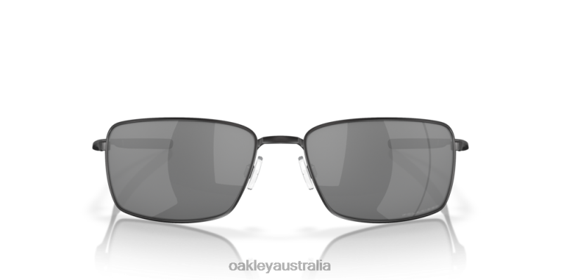 Square Wire Black Iridium Polarized Lenses, Matte Black Frame Oakley2ZJX496
