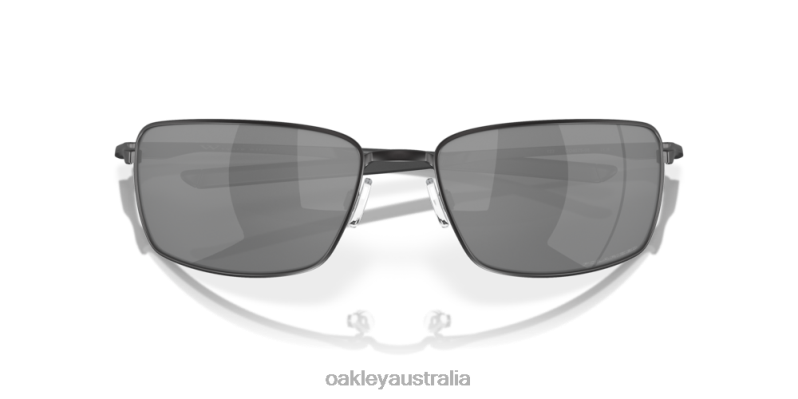 Square Wire Black Iridium Polarized Lenses, Matte Black Frame Oakley2ZJX496