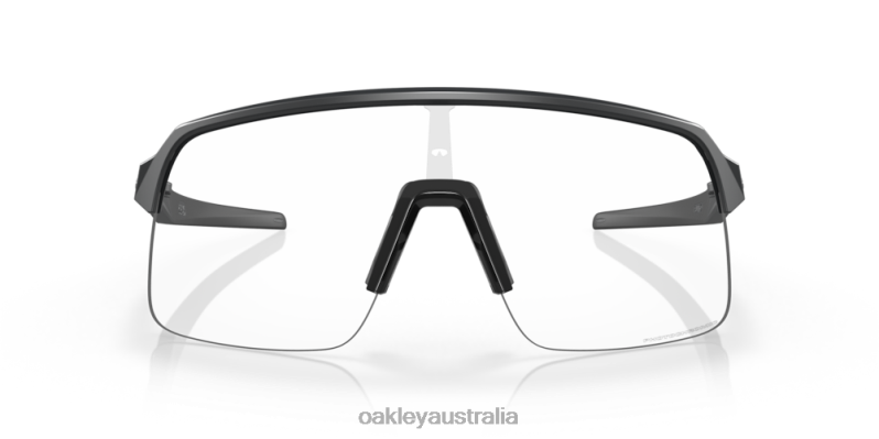 Sutro Lite (Low Bridge Fit) Clear To Black Iridium Photochromic Lenses, Matte Carbon Frame Oakley2ZJX453