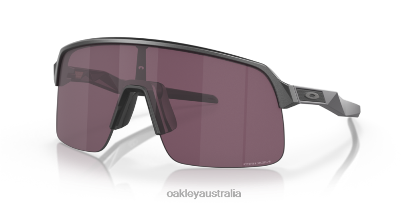 Sutro Lite (Low Bridge Fit) Prizm Road Black Lenses, Steel Frame Oakley2ZJX452