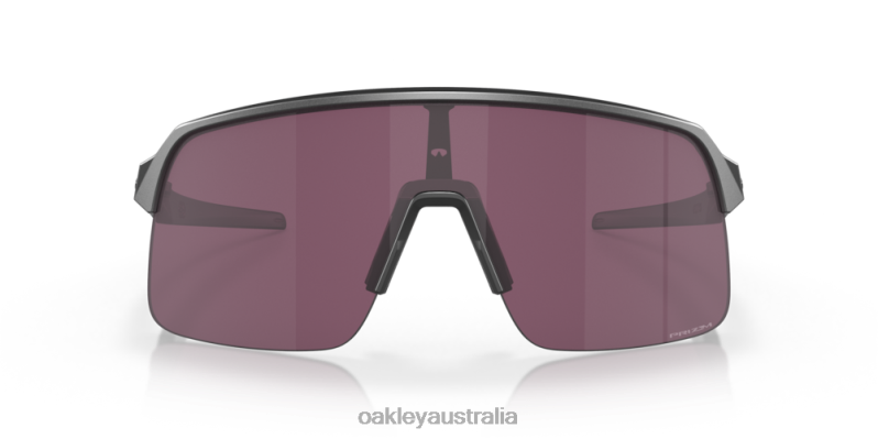 Sutro Lite (Low Bridge Fit) Prizm Road Black Lenses, Steel Frame Oakley2ZJX452