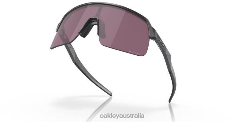 Sutro Lite (Low Bridge Fit) Prizm Road Black Lenses, Steel Frame Oakley2ZJX452