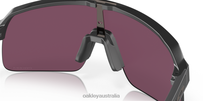 Sutro Lite (Low Bridge Fit) Prizm Road Black Lenses, Steel Frame Oakley2ZJX452