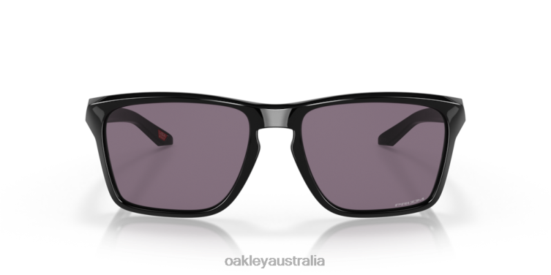 Sylas (Low Bridge Fit) Prizm Grey Lenses, Polished Black Frame Oakley2ZJX958