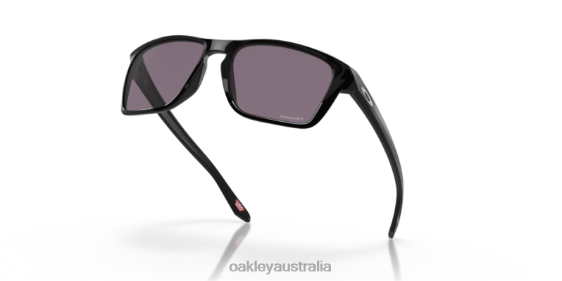 Sylas (Low Bridge Fit) Prizm Grey Lenses, Polished Black Frame Oakley2ZJX958