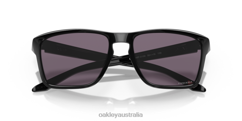 Sylas (Low Bridge Fit) Prizm Grey Lenses, Polished Black Frame Oakley2ZJX958