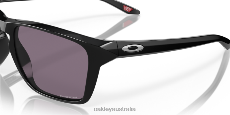 Sylas (Low Bridge Fit) Prizm Grey Lenses, Polished Black Frame Oakley2ZJX958