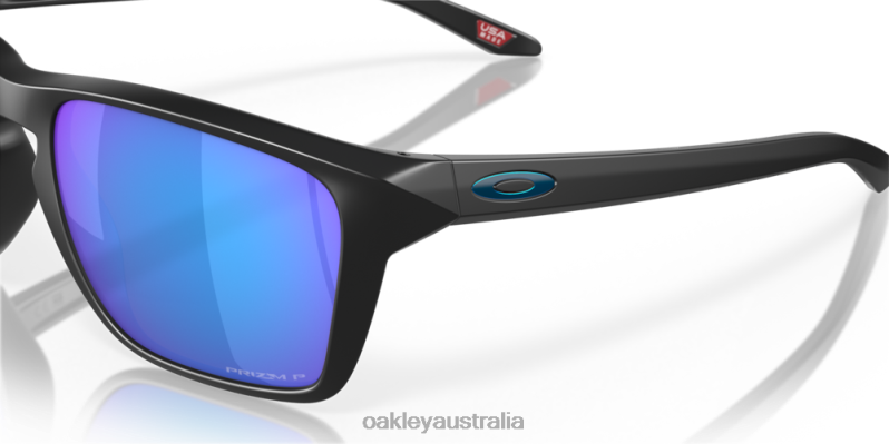 Sylas (Low Bridge Fit) Prizm Sapphire Polarized Lenses, Matte Black Frame Oakley2ZJX960