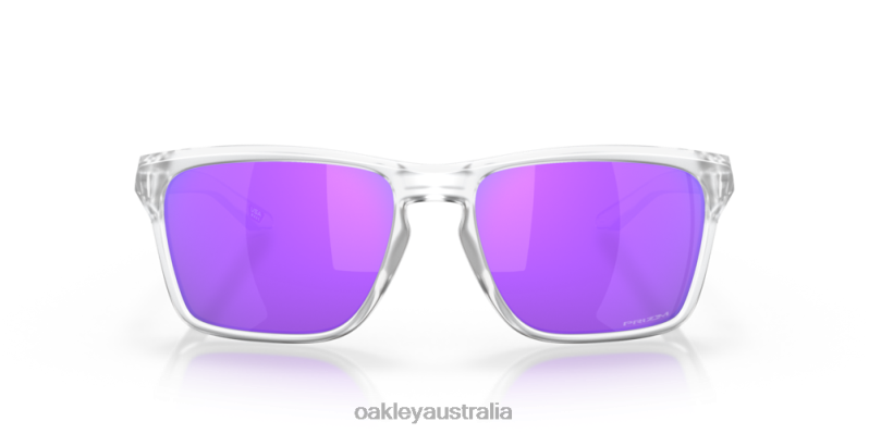 Sylas (Low Bridge Fit) Prizm Violet Lenses, Matte Clear Frame Oakley2ZJX965