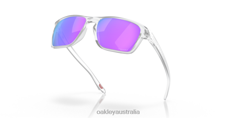 Sylas (Low Bridge Fit) Prizm Violet Lenses, Matte Clear Frame Oakley2ZJX965