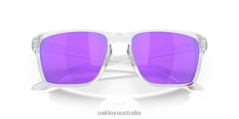 Sylas (Low Bridge Fit) Prizm Violet Lenses, Matte Clear Frame Oakley2ZJX965