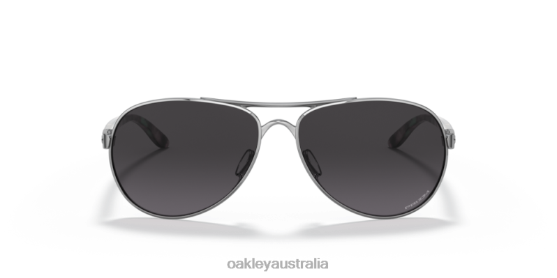 Tie Breaker Prizm Grey Gradient Lenses, Polished Chrome Frame Oakley2ZJX510