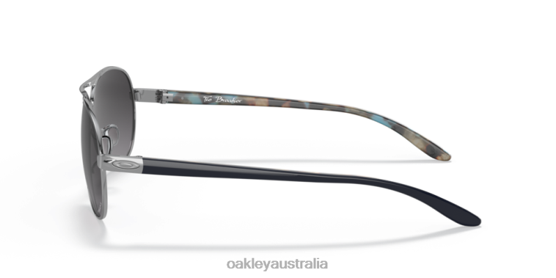 Tie Breaker Prizm Grey Gradient Lenses, Polished Chrome Frame Oakley2ZJX510