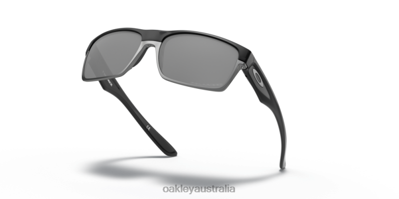 TwoFace (Low Bridge Fit) Black Iridium Polarized Lenses, Polished Black Frame Oakley2ZJX846