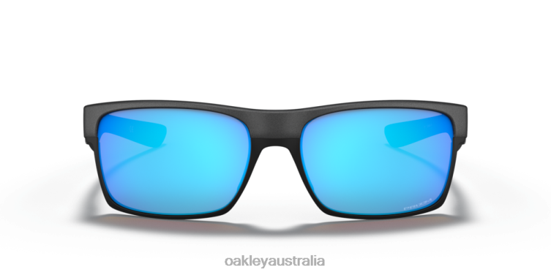 TwoFace (Low Bridge Fit) Prizm Sapphire Lenses, Steel Frame Oakley2ZJX848