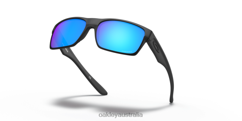 TwoFace (Low Bridge Fit) Prizm Sapphire Lenses, Steel Frame Oakley2ZJX848