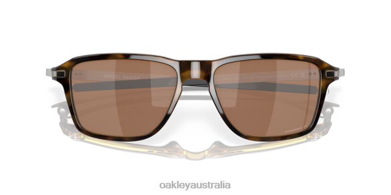 Wheel House Prizm Tungsten Polarized Lenses, Polished Brown Tortoise Frame Oakley2ZJX1038