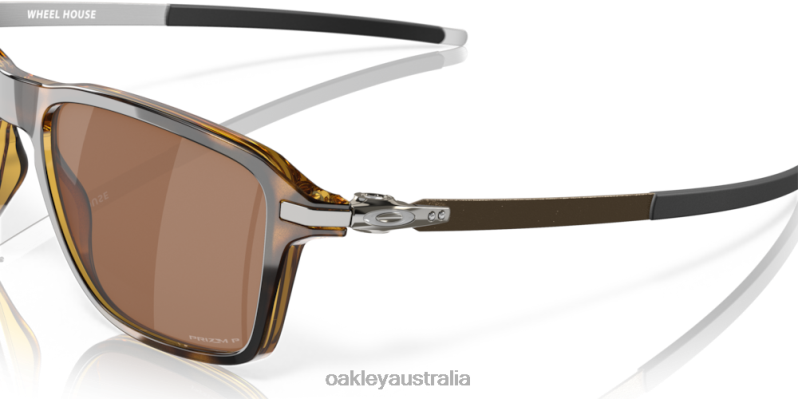 Wheel House Prizm Tungsten Polarized Lenses, Polished Brown Tortoise Frame Oakley2ZJX1038