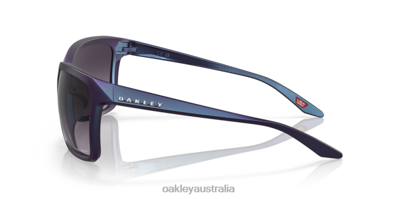 Wildrye Prizm Grey Gradient Lenses, Matte Cyan/Purple Colorshift Frame Oakley2ZJX293
