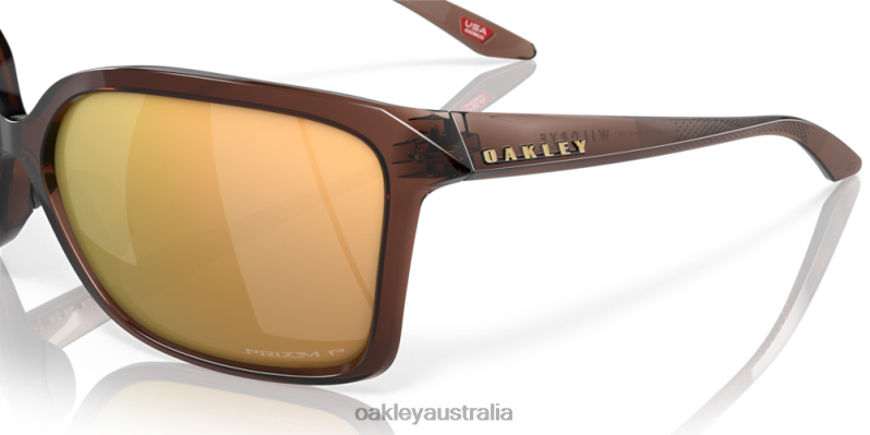 Wildrye Prizm Rose Gold Polarized Lenses, Polished Amethyst Frame Oakley2ZJX289