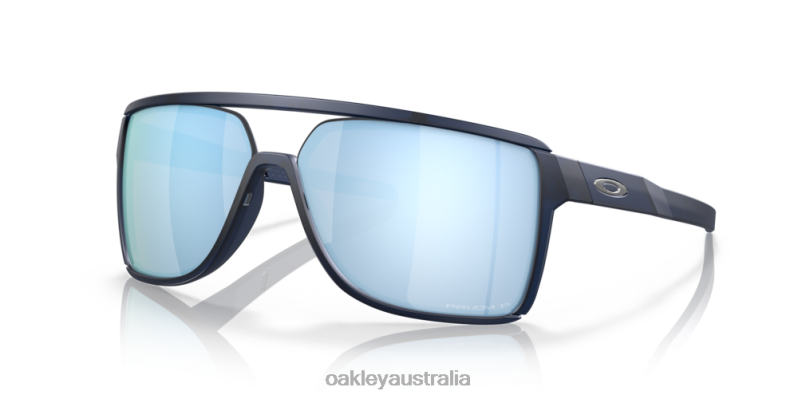 Castel Prizm Deep Water Polarized Lenses, Matte Translucent Blue Frame Oakley2ZJX211