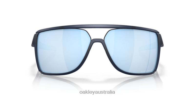 Castel Prizm Deep Water Polarized Lenses, Matte Translucent Blue Frame Oakley2ZJX211