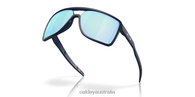 Castel Prizm Deep Water Polarized Lenses, Matte Translucent Blue Frame Oakley2ZJX211