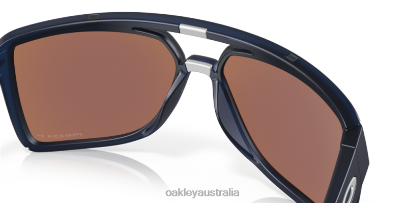 Castel Prizm Deep Water Polarized Lenses, Matte Translucent Blue Frame Oakley2ZJX211