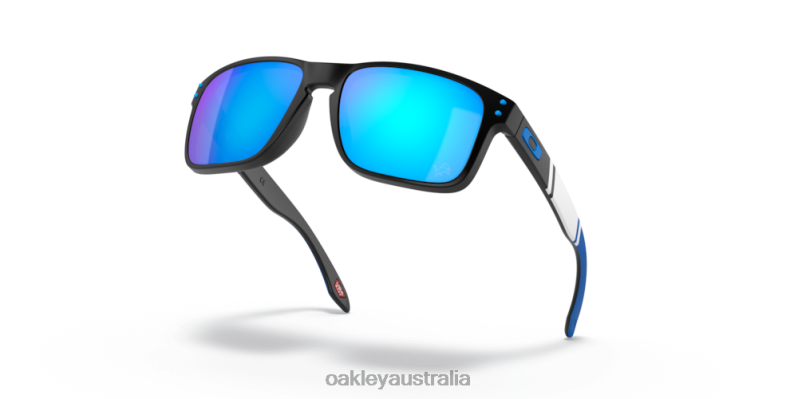 Detroit Lions Holbrook Prizm Sapphire Lenses, Matte Black Frame Oakley2ZJX620