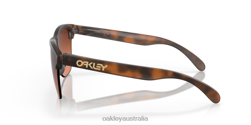 Frogskins Lite Prizm Brown Gradient Lenses, Matte Brown Tortoise Frame Oakley2ZJX214