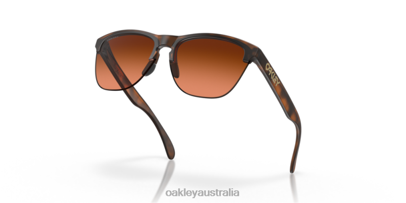 Frogskins Lite Prizm Brown Gradient Lenses, Matte Brown Tortoise Frame Oakley2ZJX214