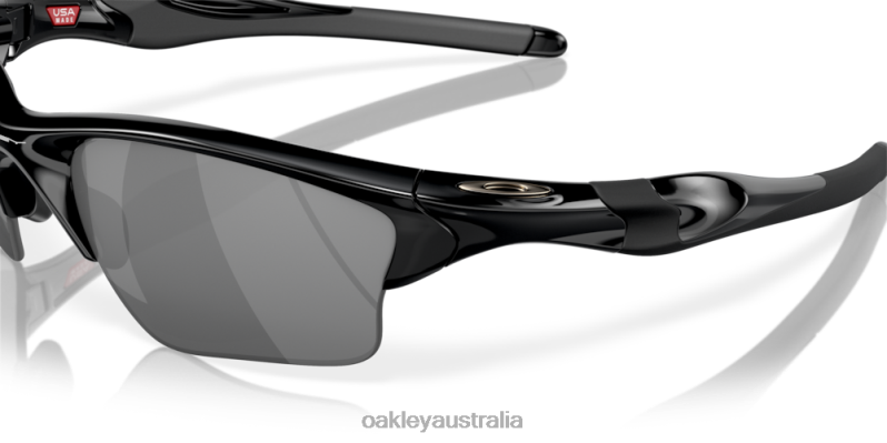 Half Jacket 2.0 XL Black Iridium Lenses, Polished Black Frame Oakley2ZJX414