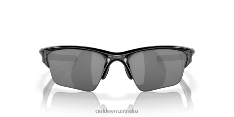 Half Jacket 2.0 XL Black Iridium Polarized Lenses, Polished Black Frame Oakley2ZJX415