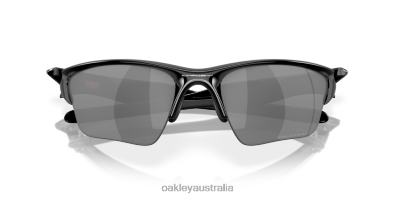 Half Jacket 2.0 XL Black Iridium Polarized Lenses, Polished Black Frame Oakley2ZJX415