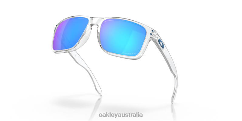 Holbrook XL Prizm Sapphire Polarized Lenses, Polished Clear Frame Oakley2ZJX6