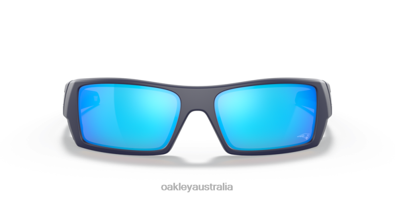 New England Patriots Gascan Prizm Sapphire Lenses, Matte Navy Frame Oakley2ZJX563