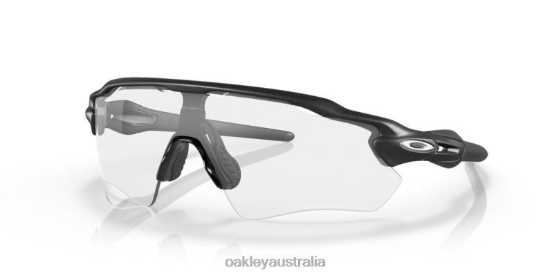 Radar EV Path Clear To Black Iridium Photochromic Lenses, Steel Frame Oakley2ZJX25