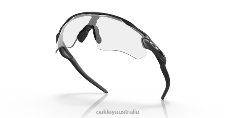 Radar EV Path Clear To Black Iridium Photochromic Lenses, Steel Frame Oakley2ZJX25
