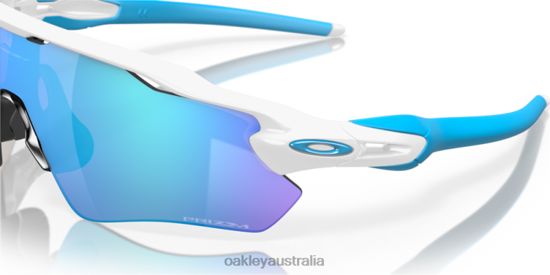 Radar EV Path Prizm Sapphire Lenses, Polished White Frame Oakley2ZJX33