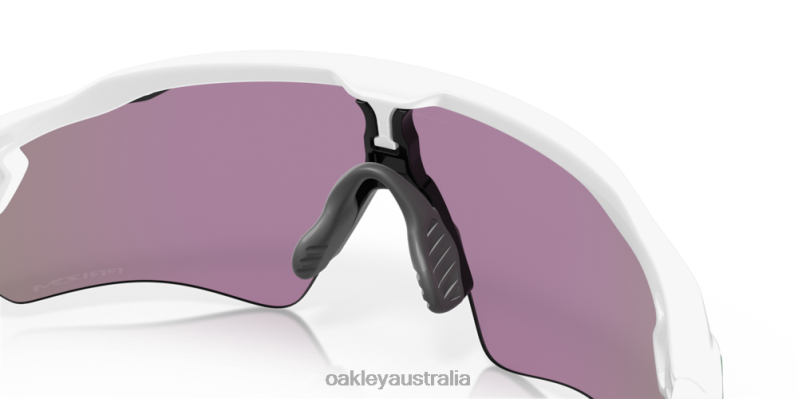 Radar EV Path Team Colors Prizm Jade Lenses, Polished White Frame Oakley2ZJX34
