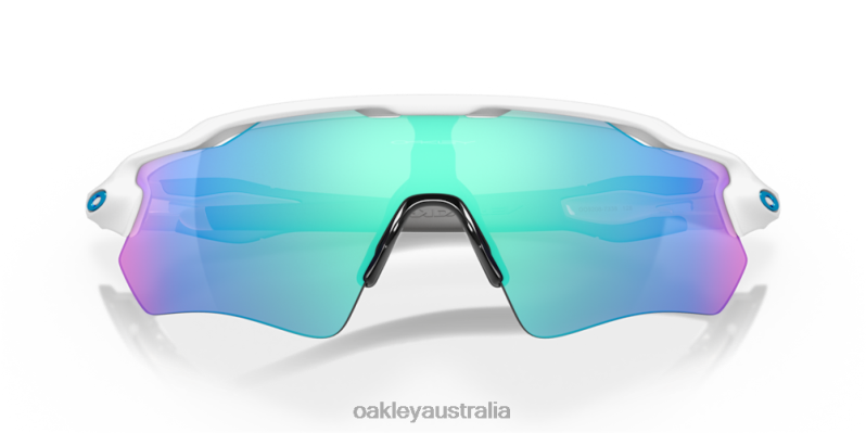 Radar EV Path Team Colors Prizm Sapphire Lenses, Polished White Frame Oakley2ZJX36