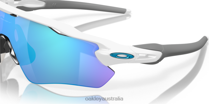 Radar EV Path Team Colors Prizm Sapphire Lenses, Polished White Frame Oakley2ZJX36