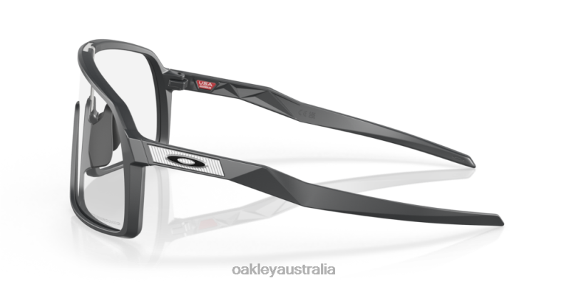 Sutro Clear To Black Iridium Photochromic Lenses, Matte Carbon Frame Oakley2ZJX90