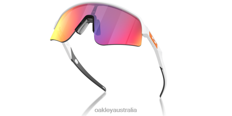 Sutro Lite Sweep Prizm Road Lenses, Matte White Frame Oakley2ZJX196
