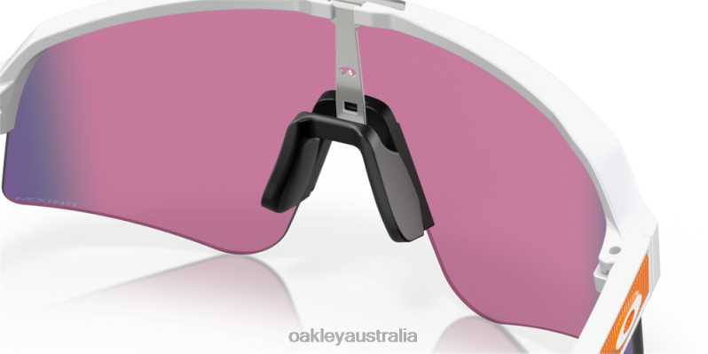Sutro Lite Sweep Prizm Road Lenses, Matte White Frame Oakley2ZJX196