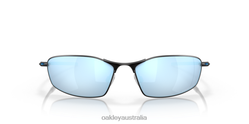 Whisker Prizm Deep Water Polarized Lenses, Satin Black Frame Oakley2ZJX367