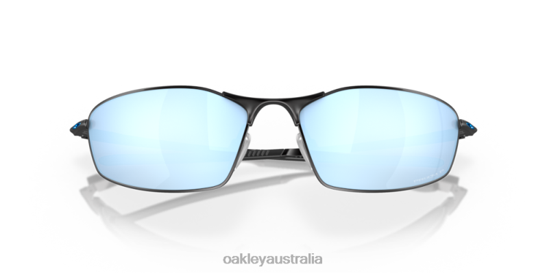 Whisker Prizm Deep Water Polarized Lenses, Satin Black Frame Oakley2ZJX367