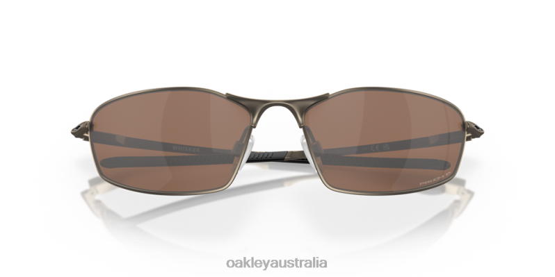 Whisker Prizm Tungsten Polarized Lenses, Satin Pewter Frame Oakley2ZJX369