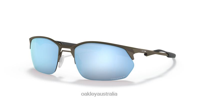 Wire Tap 2.0 Prizm Deep Water Polarized Lenses, Satin Lead Frame Oakley2ZJX379