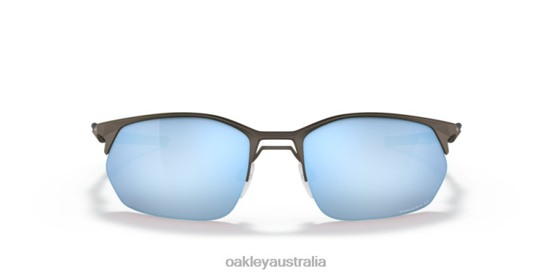 Wire Tap 2.0 Prizm Deep Water Polarized Lenses, Satin Lead Frame Oakley2ZJX379